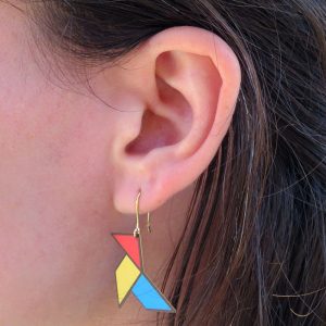 Pendientes pajarita, modelo MONDRIAN